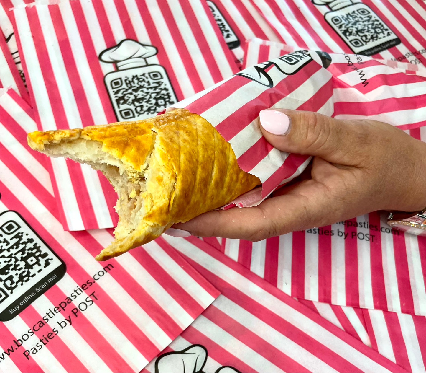 12 Handmade Frozen Cornish Sausage Rolls by post