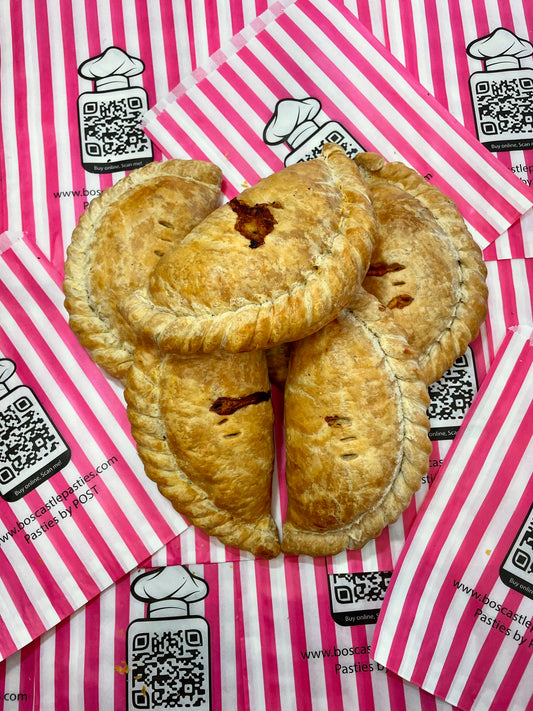 Your choice of 6 Frozen un-baked pasties by post