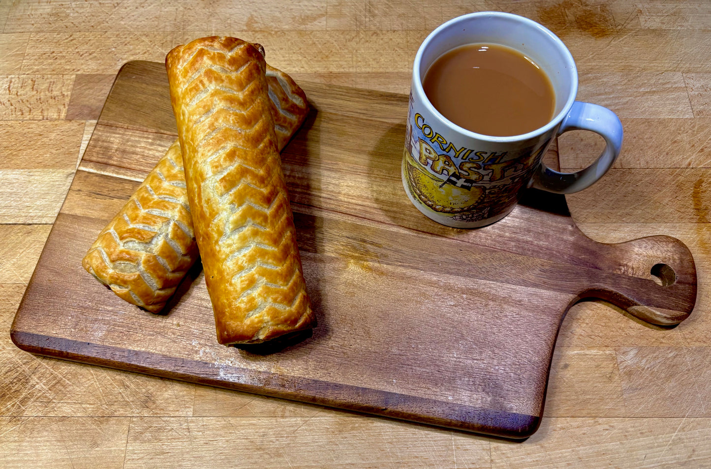 12 Handmade Frozen Vegan Cornish Sausage Rolls by post